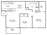 850 sq. ft. B1 floor plan