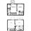 1,140 sq. ft. floor plan