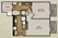 627 sq. ft. A1 floor plan