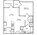691 sq. ft. E1 floor plan