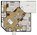 962 sq. ft. Cubist floor plan