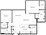 1,251 sq. ft. B3 floor plan