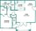 692 sq. ft. A1 floor plan