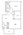 620 sq. ft. A1 floor plan