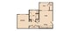 550 sq. ft. E1-Cedar floor plan