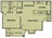 760 sq. ft. A2 floor plan