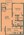 719 sq. ft. A2 floor plan