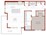 777 sq. ft. floor plan