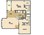 1,023 sq. ft. C floor plan