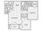 903 sq. ft. C floor plan