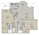 1,327 sq. ft. B2LG floor plan