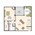 1,000 sq. ft. C floor plan