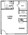 405 sq. ft. A floor plan