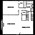 562 sq. ft. floor plan
