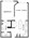 676 sq. ft. A1 floor plan