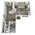 518 sq. ft. A2 floor plan
