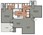 961 sq. ft. B2 floor plan