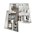 681 sq. ft. Addison floor plan