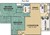 1,017 sq. ft. T2 floor plan