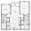 1,171 sq. ft. Gaillard floor plan