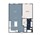 891 sq. ft. A5 Alt floor plan