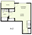379 sq. ft. A2 floor plan