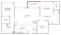 1,386 sq. ft. Museum District floor plan