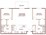 1,262 sq. ft. to 1,277 sq. ft. Trinity floor plan