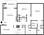 929 sq. ft. B1 floor plan