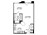 594 sq. ft. E1 floor plan