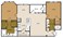 1,098 sq. ft. B1 floor plan