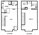 809 sq. ft. 60% floor plan