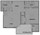 602 sq. ft. Niagra floor plan