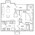 865 sq. ft. Lucerne floor plan