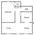 715 sq. ft. floor plan