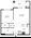 582 sq. ft. A1-Ashbrook floor plan