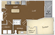 608 sq. ft. L1 floor plan