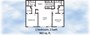 965 sq. ft. 2-2 floor plan