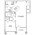 952 sq. ft. AA2GS floor plan