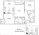 1,185 sq. ft. B6C floor plan