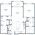 1,138 sq. ft. B3.1 floor plan