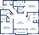 1,119 sq. ft. Magnolia floor plan