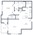779 sq. ft. A2 floor plan
