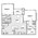 1,035 sq. ft. B1-HC floor plan