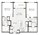 1,134 sq. ft. B1 floor plan