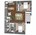 968 sq. ft. Brookshire floor plan