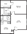 506 sq. ft. A1 50% floor plan