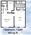 605 sq. ft. 1-1R floor plan