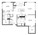 1,152 sq. ft. B2C floor plan
