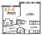 596 sq. ft. floor plan